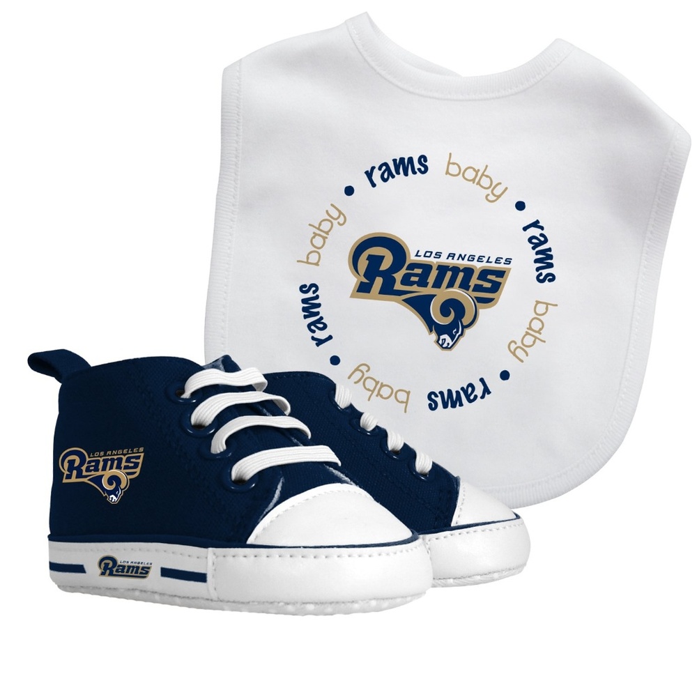 NFL Los Angeles Rams Baby Bib & Pre Walker Set